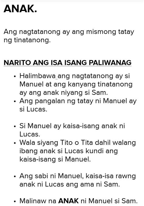 ang tatay mo ay kaisa isang anak ng tatay ko kaano ano kita|KUNG ANG TATAY MO AY KAISA.